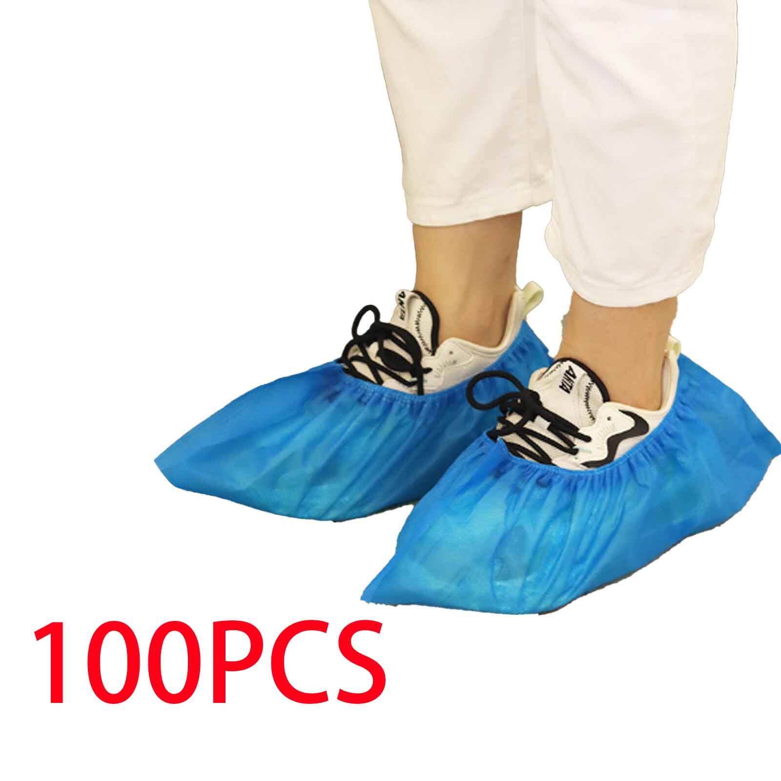 MISSMILE Shoe Covers,Eco-Friendly Disposable Booties for Shoes,Slip-Resistant Easy-to-Wear Shoe Booties,Practical Disposable Shoe Covers for Household and Travel